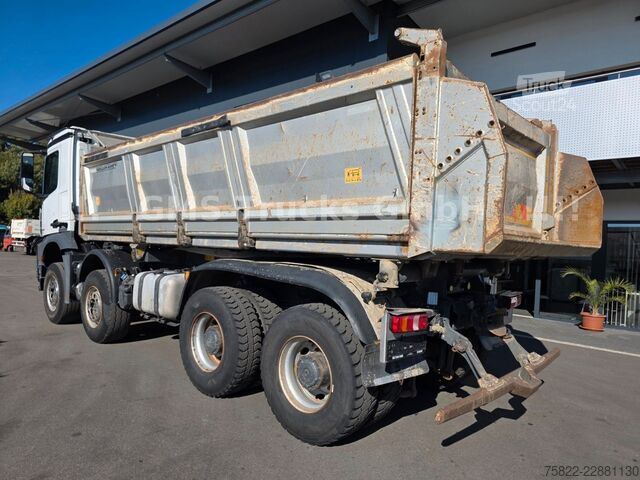 Ανατρεπόμενο φορτηγό MERCEDES-BENZ Arocs 4145 / 8X4 / AHK / Meiller BORDMATIK