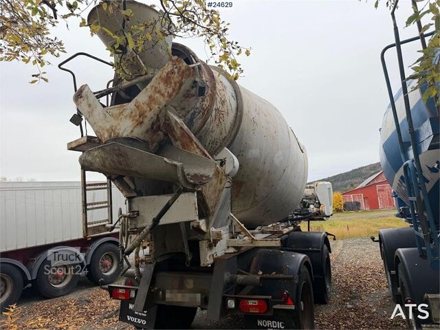 Remolque hormigonero RKP PHV-205 con tambor Mosstec RKP PHV-205 concrete trailer with Mosstec drum