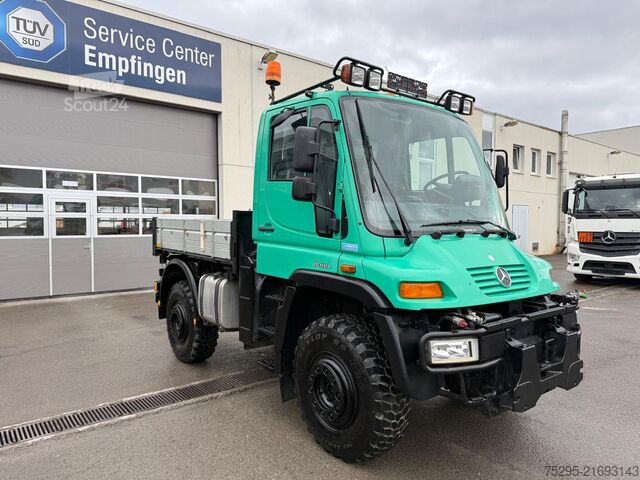 Veicolo commerciale Unimog U400 2xHydraulik+2xDruckluft TÜV4 27 Kamera AHK