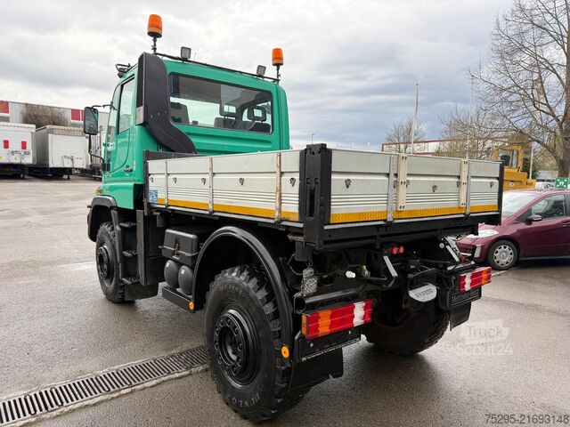 Veicolo commerciale Mercedes-Benz Unimog U400 2xHydraulik+2xDruckluft Kamera AHK