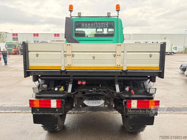 Veicolo commerciale Mercedes-Benz Unimog U400 2xHydraulik+2xDruckluft Kamera AHK