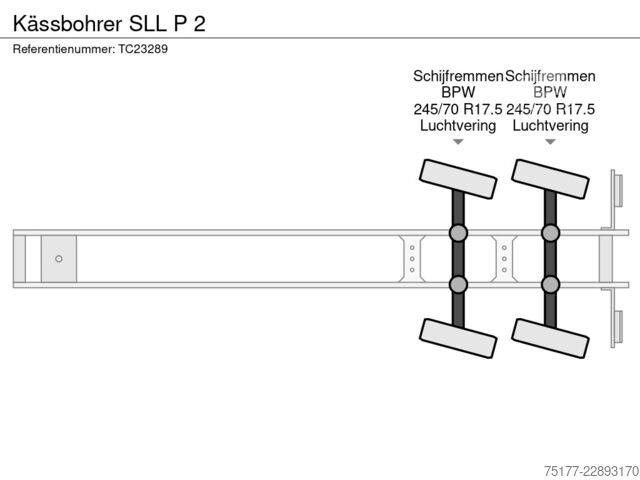 Góndola de cama semirrebajada Kässbohrer SLL P 2