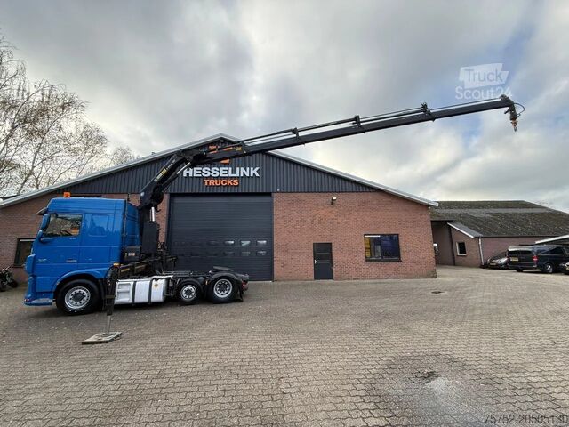 Стандарт-СЗМ DAF XF 440 6X2 HIAB 19 ton/meter kraan Schuifschote...