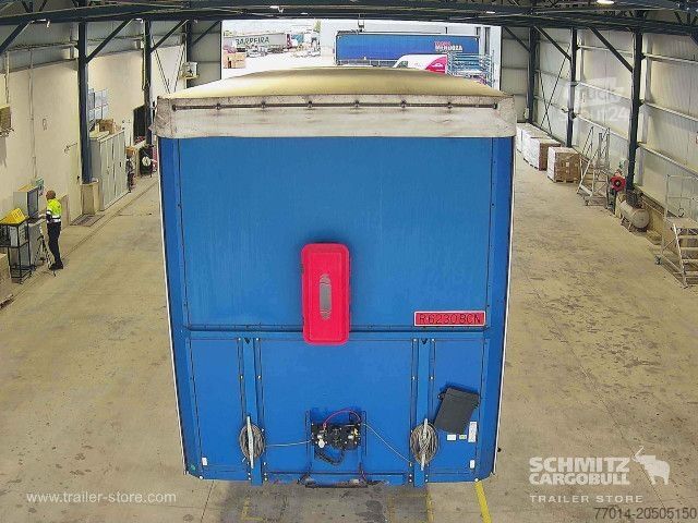 Åpen semitrailer med presenning Berger Curtainsider Mega