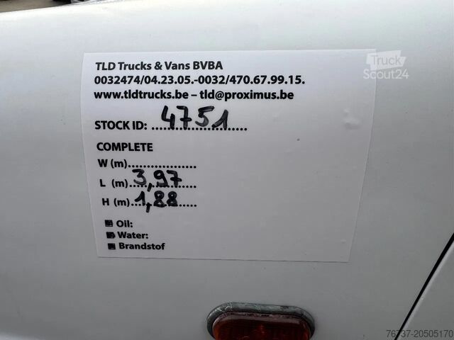 Tovornjak z zabojnikom Renault Kangoo **DIESEL-EXPORT**