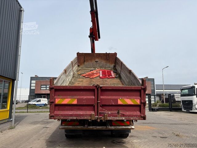 Jeřábové vozidlo MAN TGA 33.390 + 6x4 + PK15002 + TIPPER + MANUAL + ...