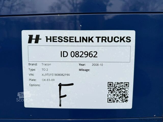 Раздвижные брезентовые навесы Tracon TO 2 Stuuras Zepro 2000KG LBW Schuifdak 270H ge...