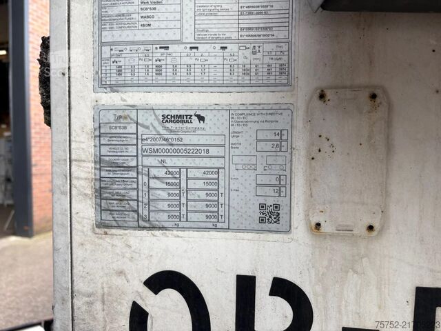 Transport refrigerat/congelat Schmitz Cargobull N/A Thermo King SLXi Liftas Wabco NL Trailer AP...