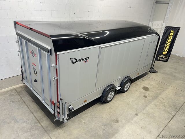 Automobilių gabenimo furgonas Cheval Liberte Debon C2000 Roadster ALF Autotransporter geschlossen