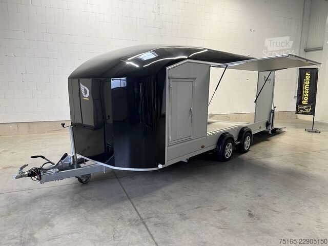 Automobilių gabenimo furgonas Cheval Liberte Debon C2000 Roadster ALF Autotransporter geschlossen