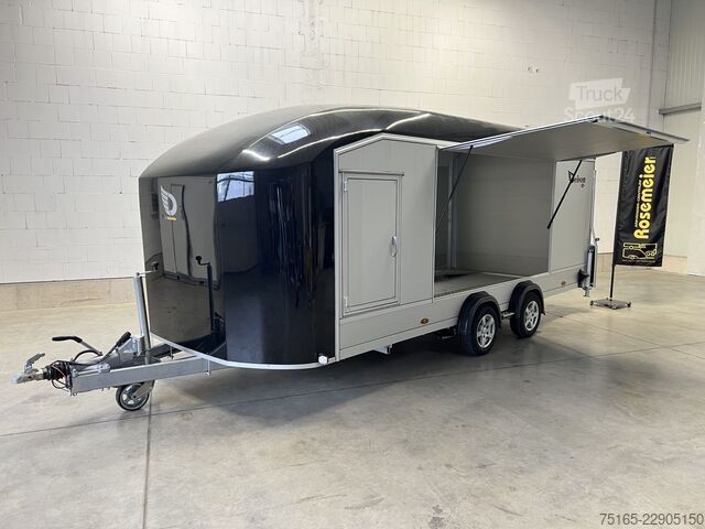 Automobilių gabenimo furgonas Cheval Liberte Debon C2000 Roadster ALF Autotransporter geschlossen