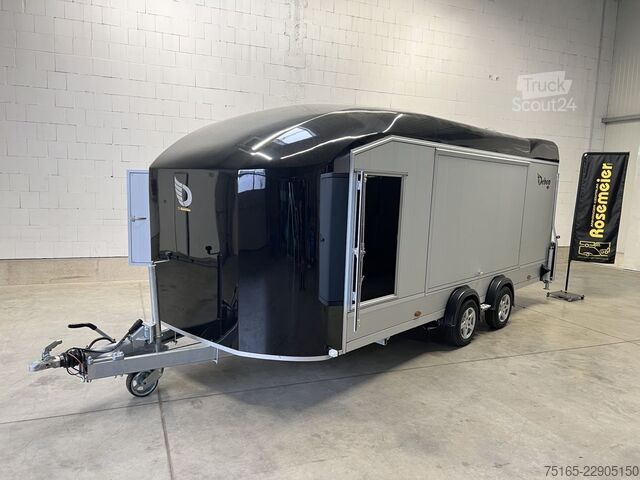 Automobilių gabenimo furgonas Cheval Liberte Debon C2000 Roadster ALF Autotransporter geschlossen