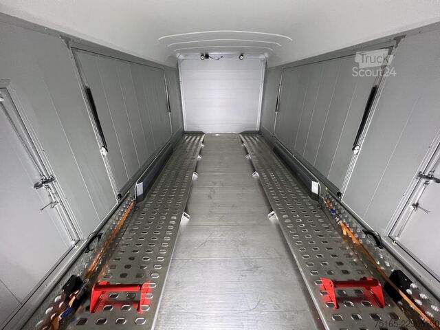 Automobilių gabenimo furgonas Cheval Liberte Debon C2000 Roadster ALF Autotransporter geschlossen