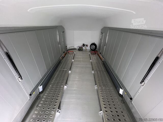 Automobilių gabenimo furgonas Cheval Liberte Debon C2000 Roadster ALF Autotransporter geschlossen