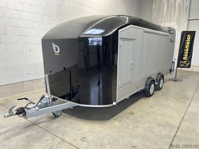 Automobilių gabenimo furgonas Cheval Liberte Debon C2000 Roadster ALF Autotransporter geschlossen