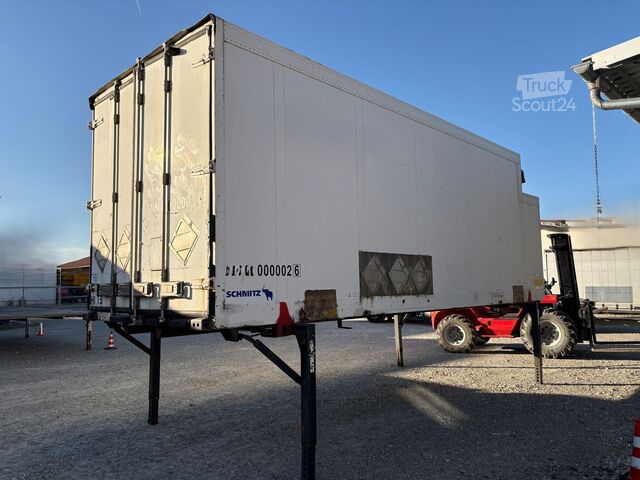 Wechselbrücke mit Kühlkoffer SCHMITZ BDF Kühlkoffer Carrier 750 läuft
