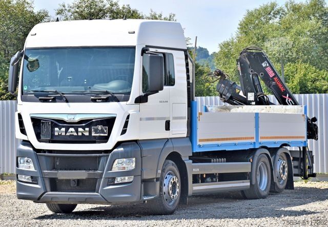 Autokran MAN TGX 26.440 Pritsche 6,20 m+HIAB 122 HIDUO/FUNK