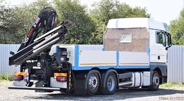 Autokran MAN TGX 26.440 Pritsche 6,20 m+HIAB 122 HIDUO/FUNK