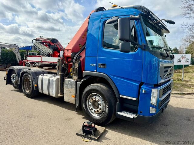 Camião-grua Volvo FM 450 6x2 ZSM + KRAN PALFINGER PK26002 (3x) + ...
