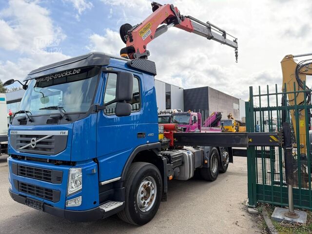 Camião-grua Volvo FM 450 6x2 ZSM + KRAN PALFINGER PK26002 (3x) + ...