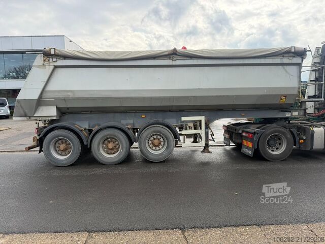 Teherautó Turbo's Hoet 3-AXLES ALU TIPPER / STEEL CHASSIS - DRUM BRAKE...