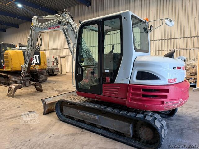 Miniekskavators Takeuchi TB290 *3075h* + SORTEERGRIJPER / SORTING GRAB +...