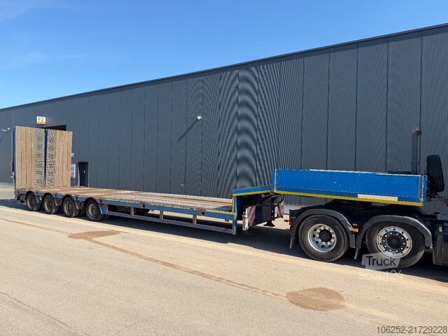 Tieflader FAYMONVILLE STZ-4U - 81T - 3 HYDR STEERING AXLES - 11m LOWD...