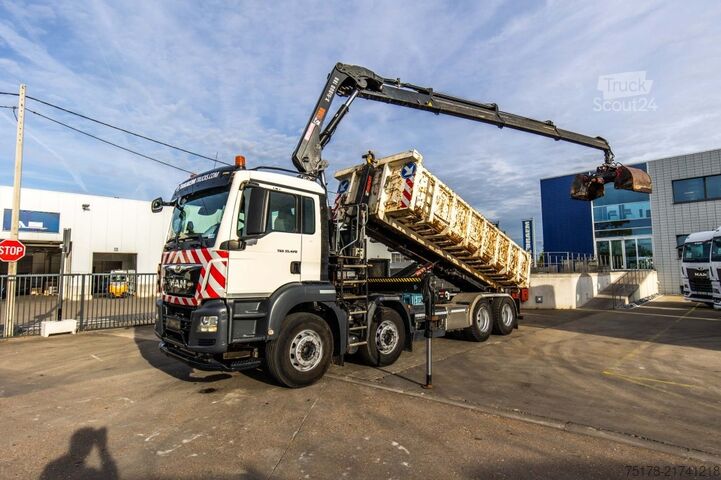 System med krogarm MAN TGS 35.420 BL  + HIAB X-HIDUO 188 E-3