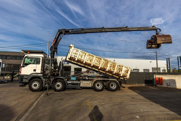 System med krogarm MAN TGS 35.420 BL  + HIAB X-HIDUO 188 E-3