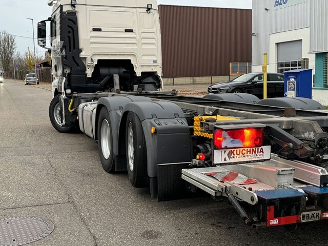 Wechselfahrgestell LKW + LBW MAN TGX 26.500 XLX Lenkachse BDF 7,45 uLBW