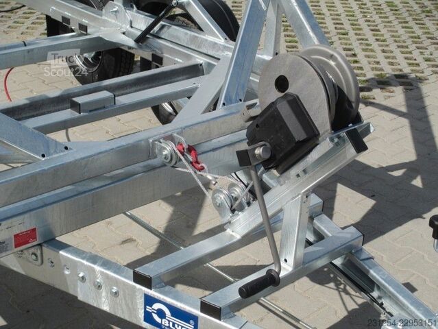 Remorque pour voiture BLYSS Kabeltrommeltransporter 470x234x218cm 3500kgGG