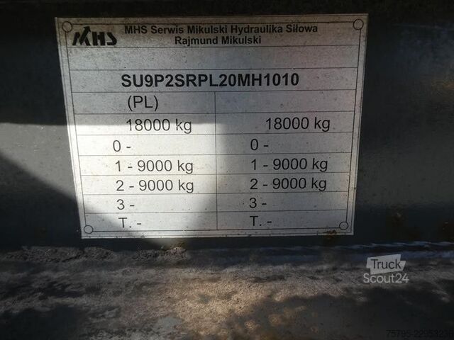 Лісовозний причіп  Kurzholzanhänger P020 Spezialanhänger