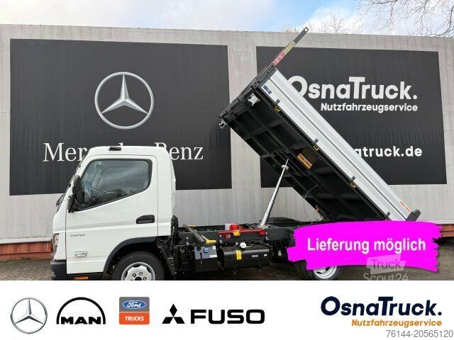 Fourgon benne basculante MITSUBISHI 3C15 3-Seitenkipper Klima, AHK 3,5t,Diff.-Sperre