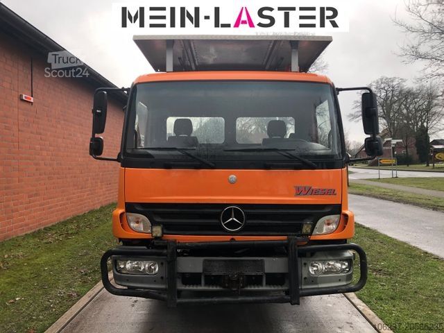 Camión con caja móvil MERCEDES-BENZ Kamag Wiesel Umsetzter Sattelplatte