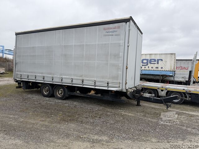 Åpen tilhenger med presenning Möslein TPS 105 D-L  Tandemplane Ladebordwand + Durchladbar