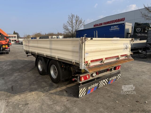 Dreiseitenkipper Anhänger  TK  14 t Tandemkipper- Tieflader