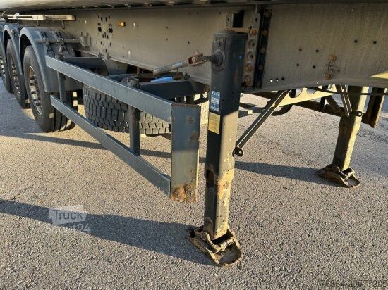 Sklopný návěs SCHMITZ SGF S3 ALU KIPPMULDE 24M³, LIFTACHSE, SCHMITZ-ACHSEN, ROLLPLANE, PODEST