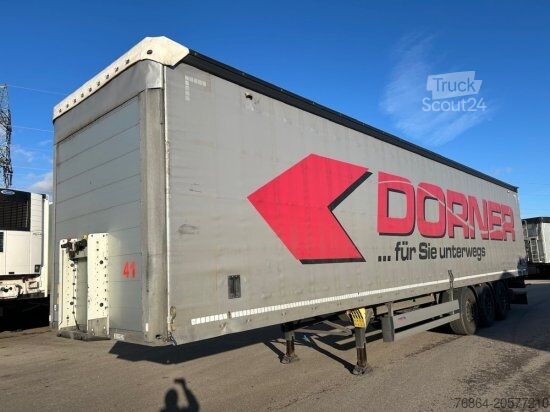 Naczepa otwarta z plandeką SCHMITZ SCB, GETRäNKEAUFLIEGER, LIFTACHSE,  PALETTENKASTEN, XL-ZERTIFKAT