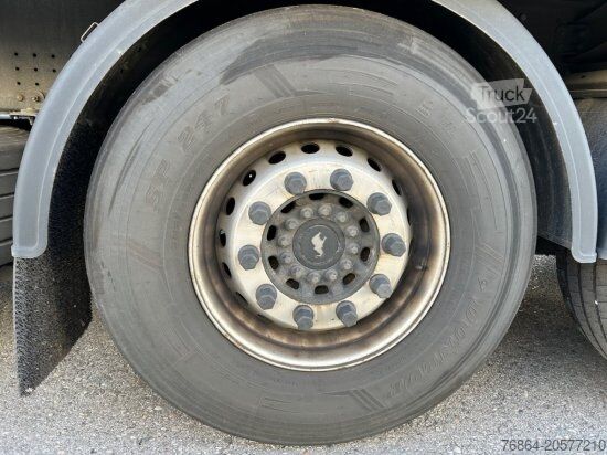 Otevřený návěs s plachtou SCHMITZ SCB, GETRäNKEAUFLIEGER, LIFTACHSE, PALETTENKASTEN, XL-ZERTIFKAT