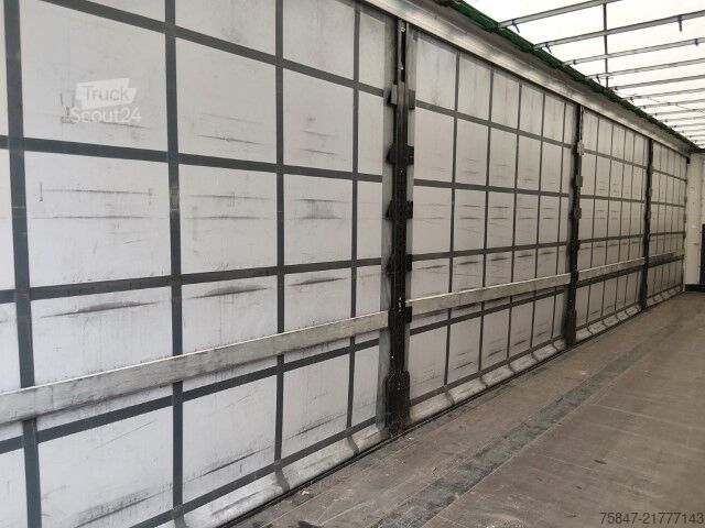 Nyitott ponyvás félpótkocsi Krone SDP 27 eLG50-CS MEGA Liftachse Duomatic