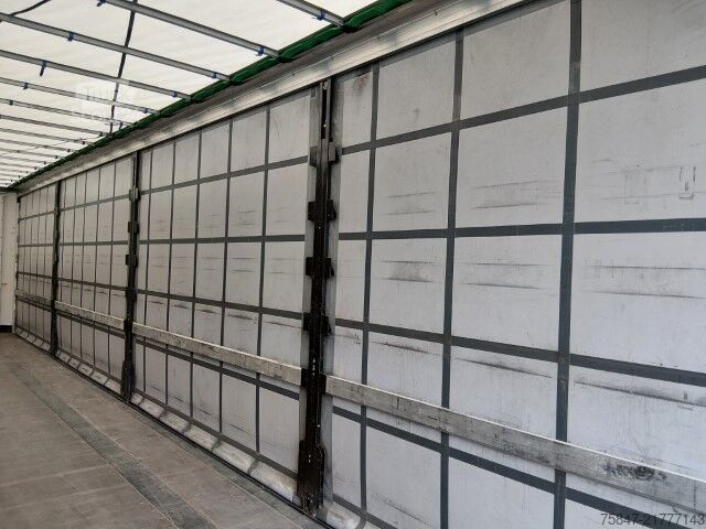 Nyitott ponyvás félpótkocsi Krone SDP 27 eLG50-CS MEGA Liftachse Duomatic