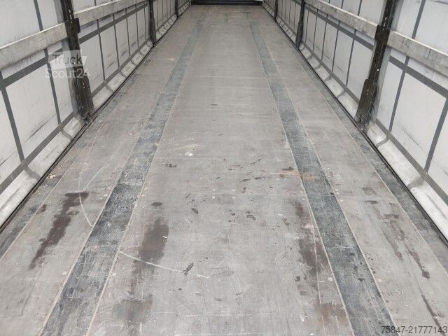 Nyitott ponyvás félpótkocsi Krone SDP 27 eLG50-CS MEGA Liftachse Duomatic