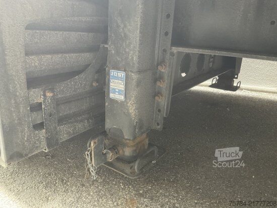 Brandalı açık yarı römork KöGEL MEGA TRAILER 15.00 LANG, SAF, HUBDACH, MIETKAUF MGL.