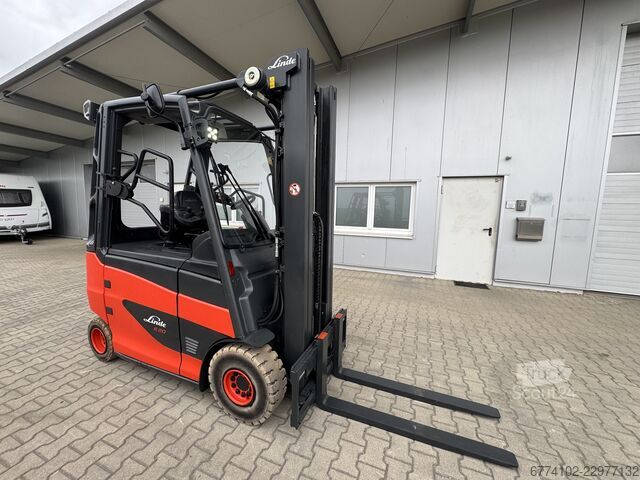 Elektrisk 4-hjulet Linde E20/600H + Ladegerät NEU 80100--EK