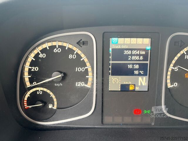 Kassevogn MERCEDES-BENZ ATEGO 1224 / 8,60M KOFFER / LBW / KAMERA