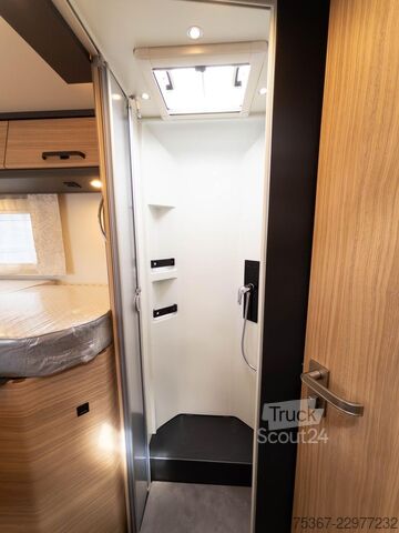 Entegre karavan MALIBU I 470 RB LE K comfort 4,2t Messeangebot CSD 2026