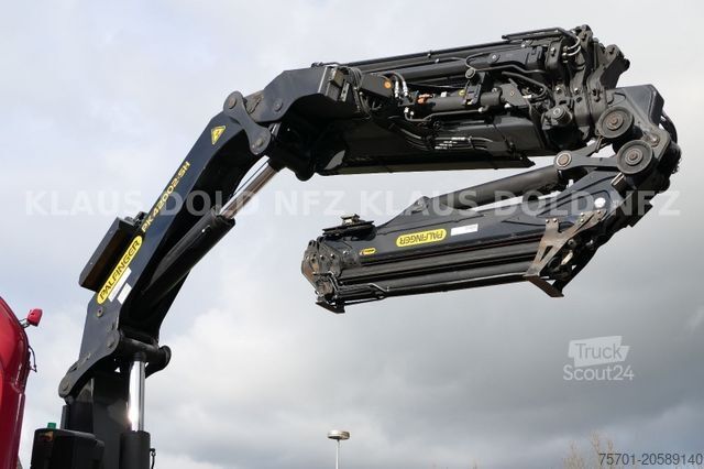 Autocarro con cassone fisso SCANIA R500 Pritsche Kran Palfinger Lift-/Lenkachse Eu5