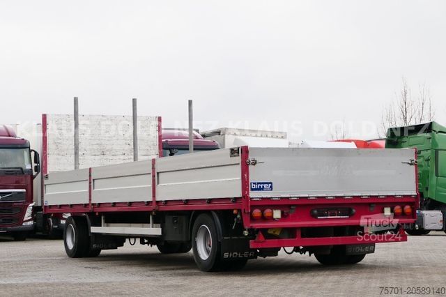 Camión de plataforma SCANIA R500 Pritsche Kran Baustoffanhänge