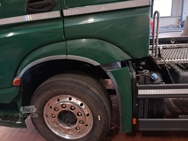 Ruloninė konteinerinė savivartis MERCEDES-BENZ ACTROS 2651 MP5 6x2 MEILLER RETARDER LENKACHS