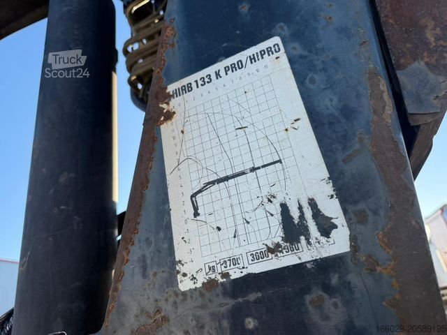 Tovorna dvigalka na tovornjaku MAN LE 18.280 Pritsche mit HIAB 133 K PRO/HIPRO Kran